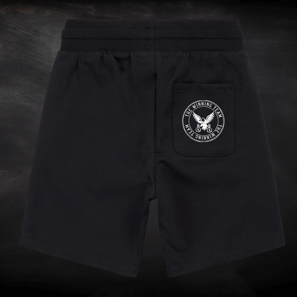 black and white Offaplay shorts